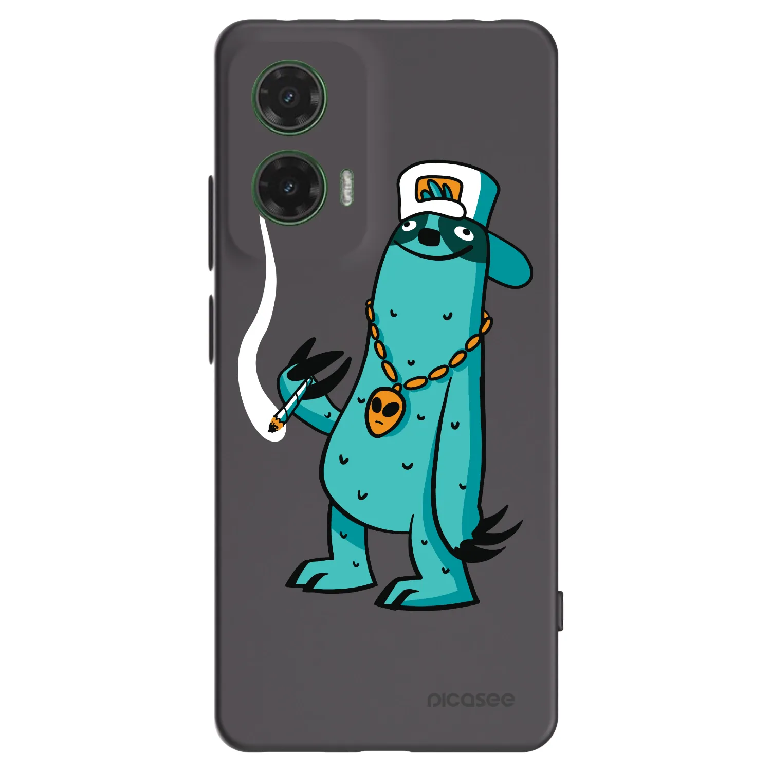 Picasee silikonový černý obal pro Motorola Moto G35 5G - Earth - Je mi fajn