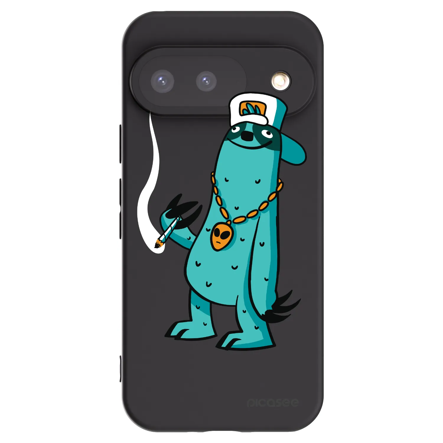 Picasee silikonový černý obal pro Google Pixel 9 - Earth - Je mi fajn