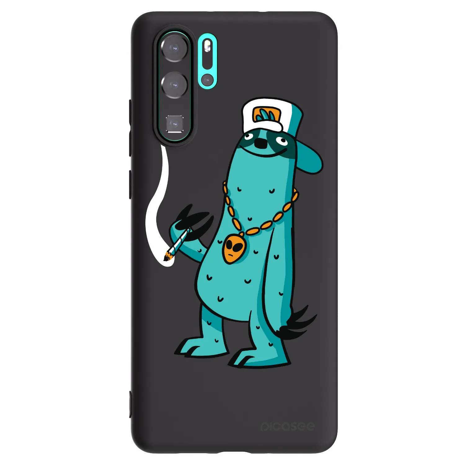 Picasee silikonový černý obal pro Huawei P30 Pro - Earth - Je mi fajn
