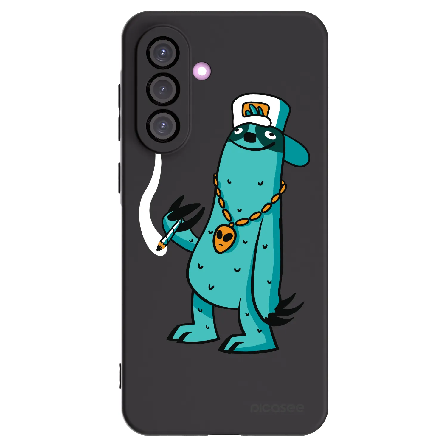 Picasee silikonový černý obal pro Samsung Galaxy A56 5G A566B - Earth - Je mi fajn