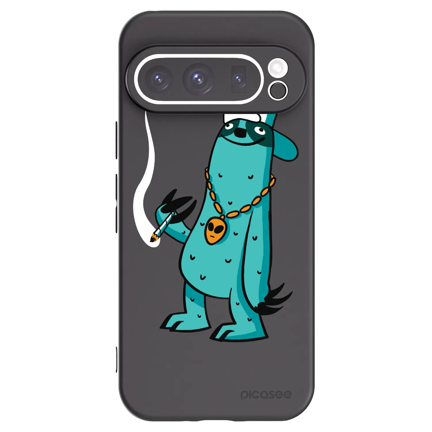 Picasee silikonový černý obal pro Google Pixel 9 Pro - Earth - Je mi fajn