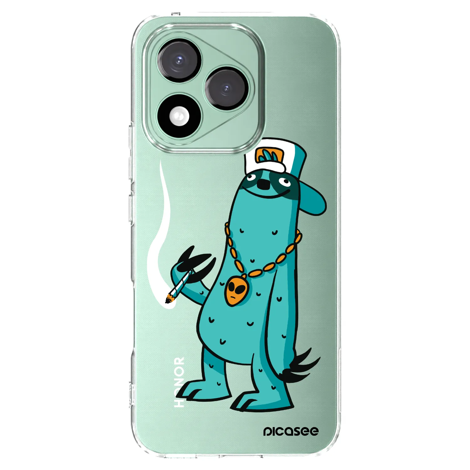 Picasee silikonový průhledný obal pro Honor 400 Lite 5G - Earth - Je mi fajn