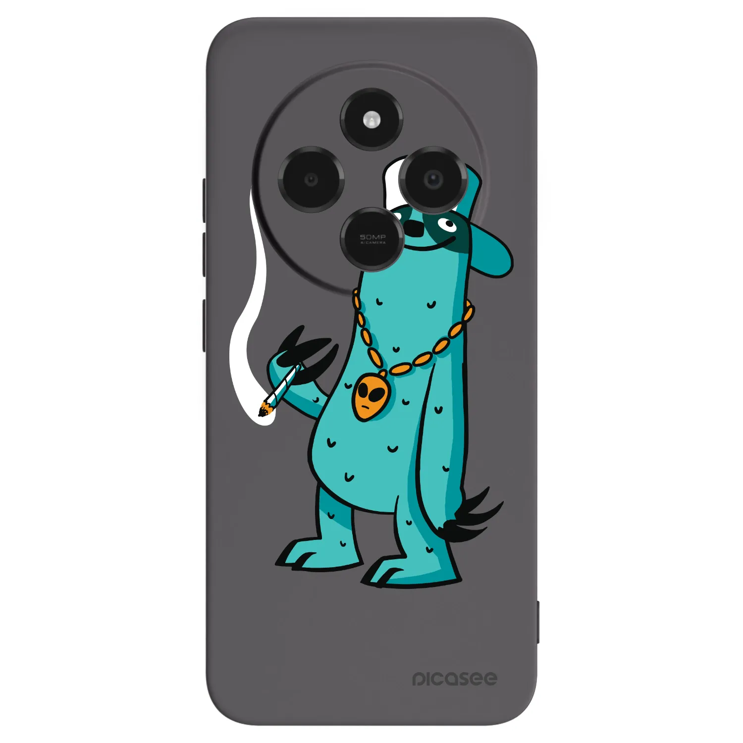 Picasee silikonový černý obal pro Xiaomi Poco C75 - Earth - Je mi fajn