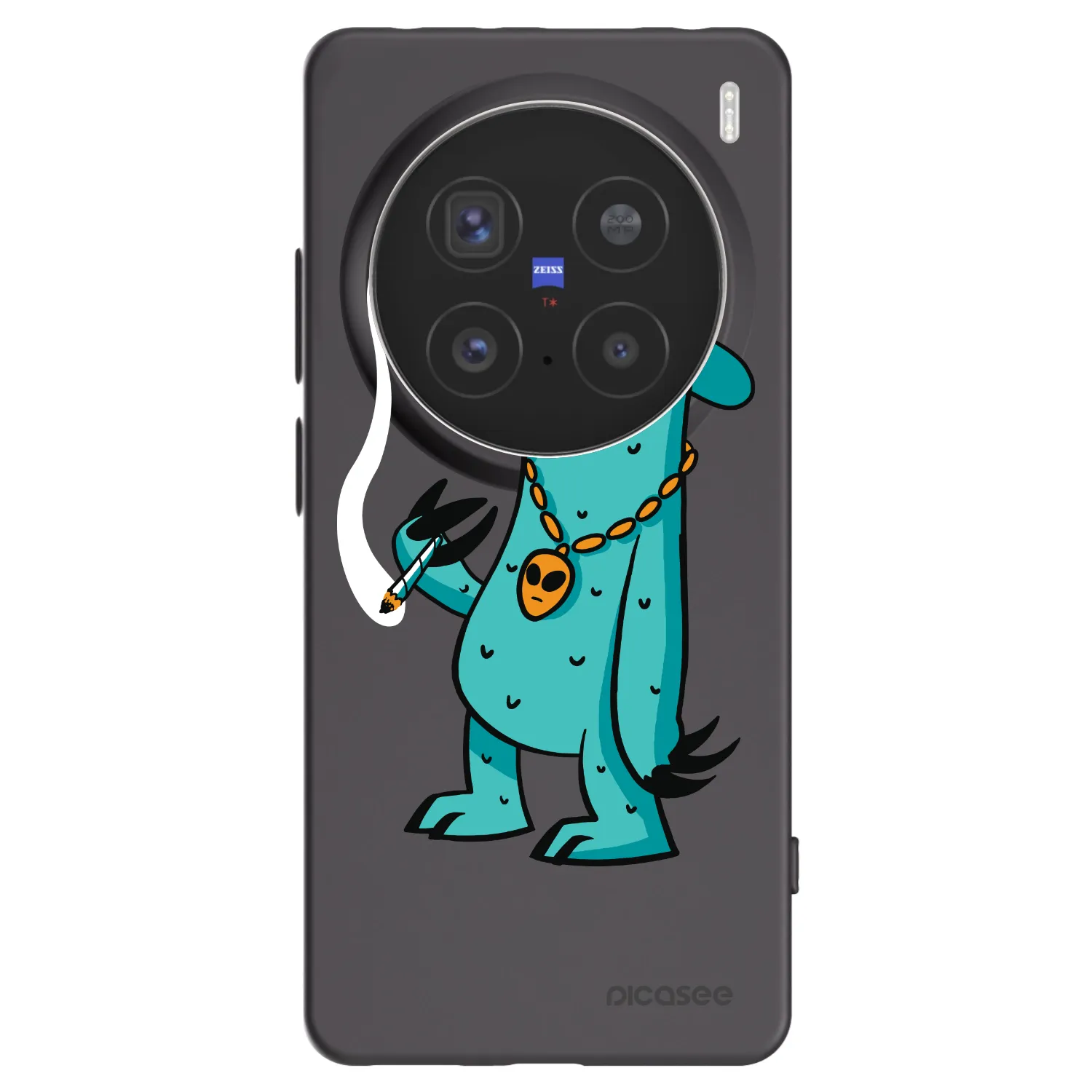 Picasee silikonový černý obal pro Vivo X200 Pro - Earth - Je mi fajn