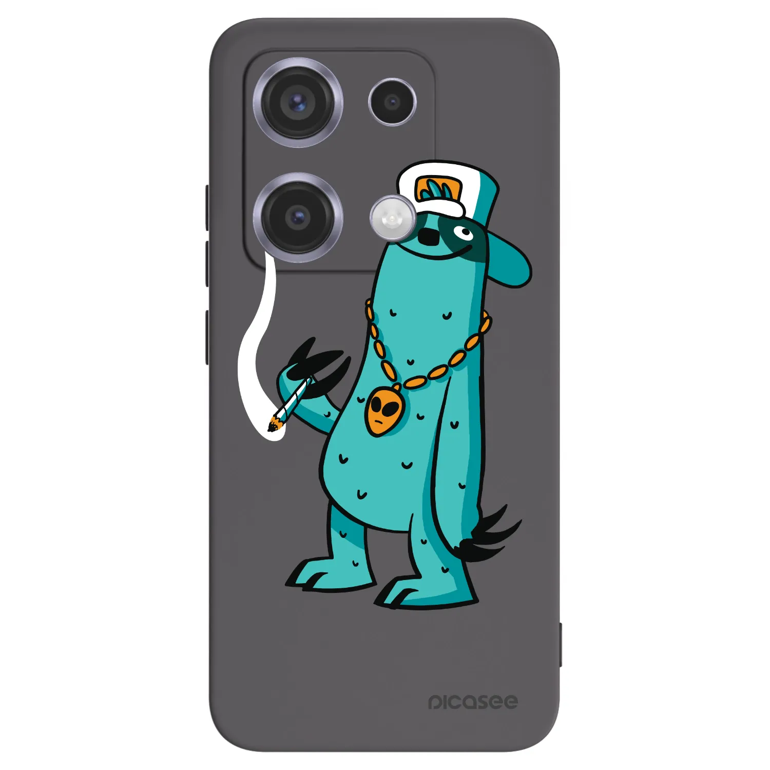 Picasee silikonový černý obal pro Xiaomi Redmi Note 14S - Earth - Je mi fajn