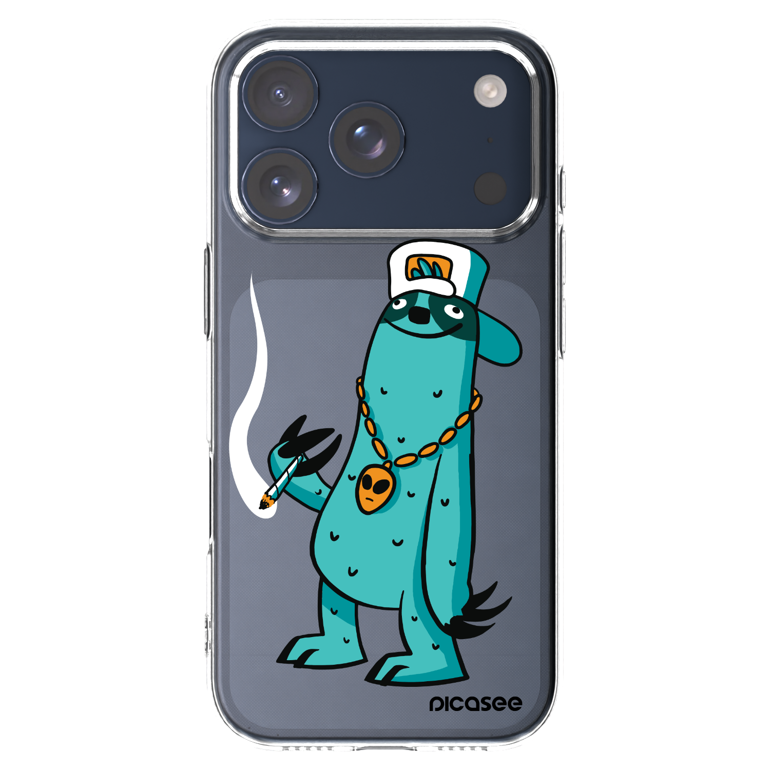 Picasee silikonový průhledný obal pro Apple iPhone 17 Pro - Earth - Je mi fajn