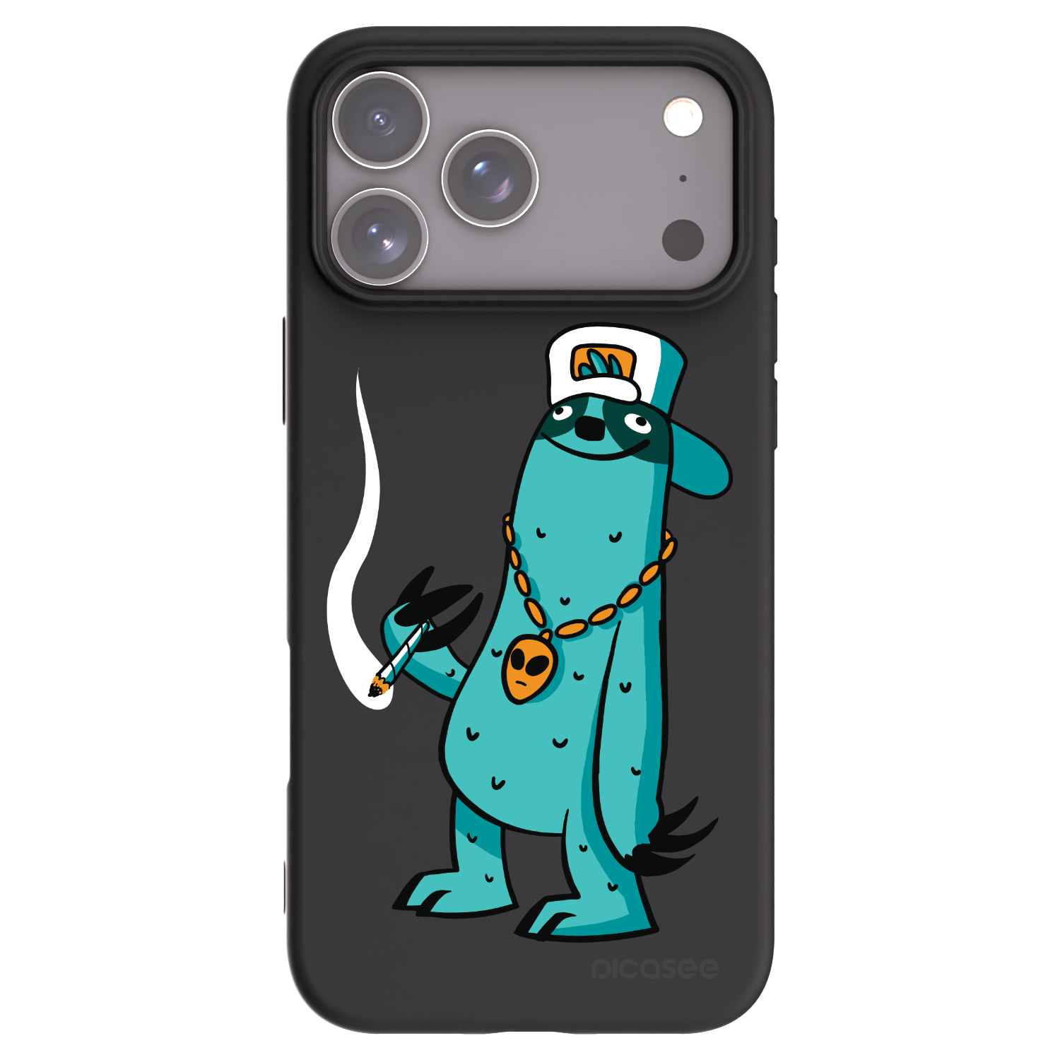 Picasee silikonový černý obal pro Apple iPhone 17 Pro Max - Earth - Je mi fajn