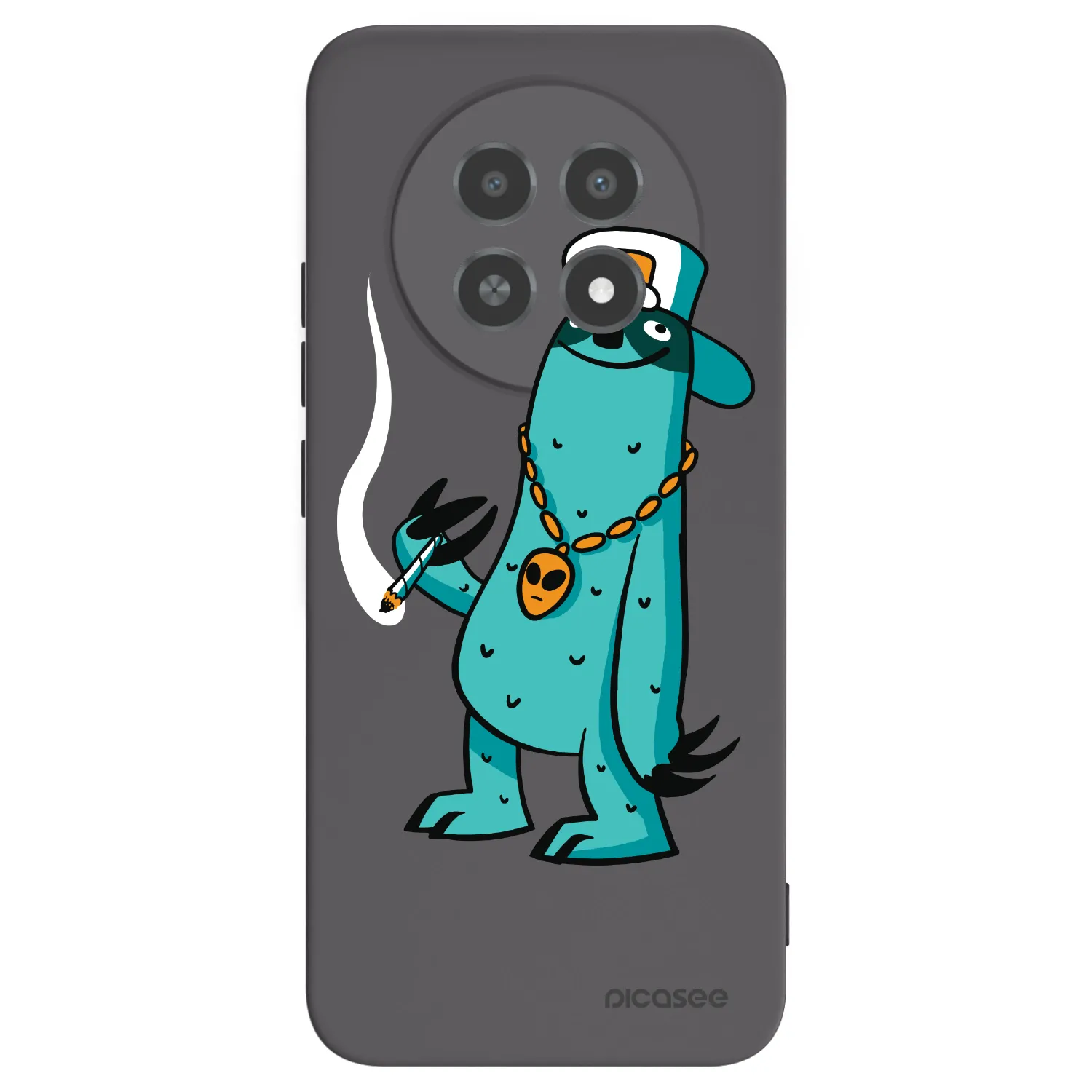 Picasee silikonový černý obal pro Realme 12X - Earth - Je mi fajn