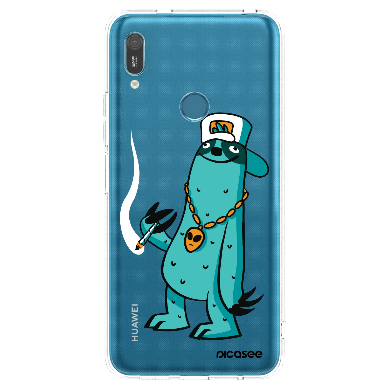 Picasee silikonový průhledný obal pro Huawei Y6 2019 - Earth - Je mi fajn
