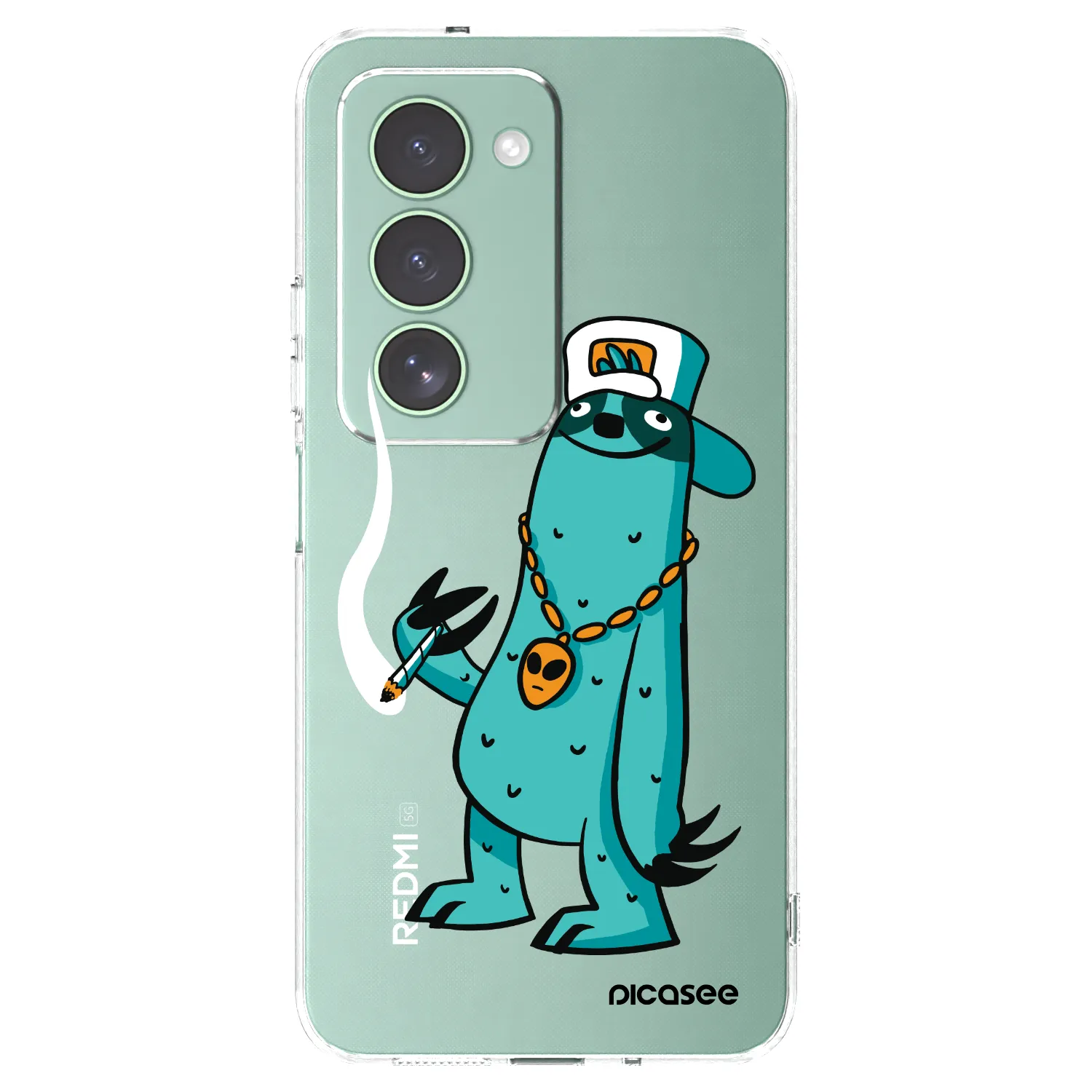 Picasee silikonový průhledný obal pro Xiaomi Redmi 15 5G - Earth - Je mi fajn