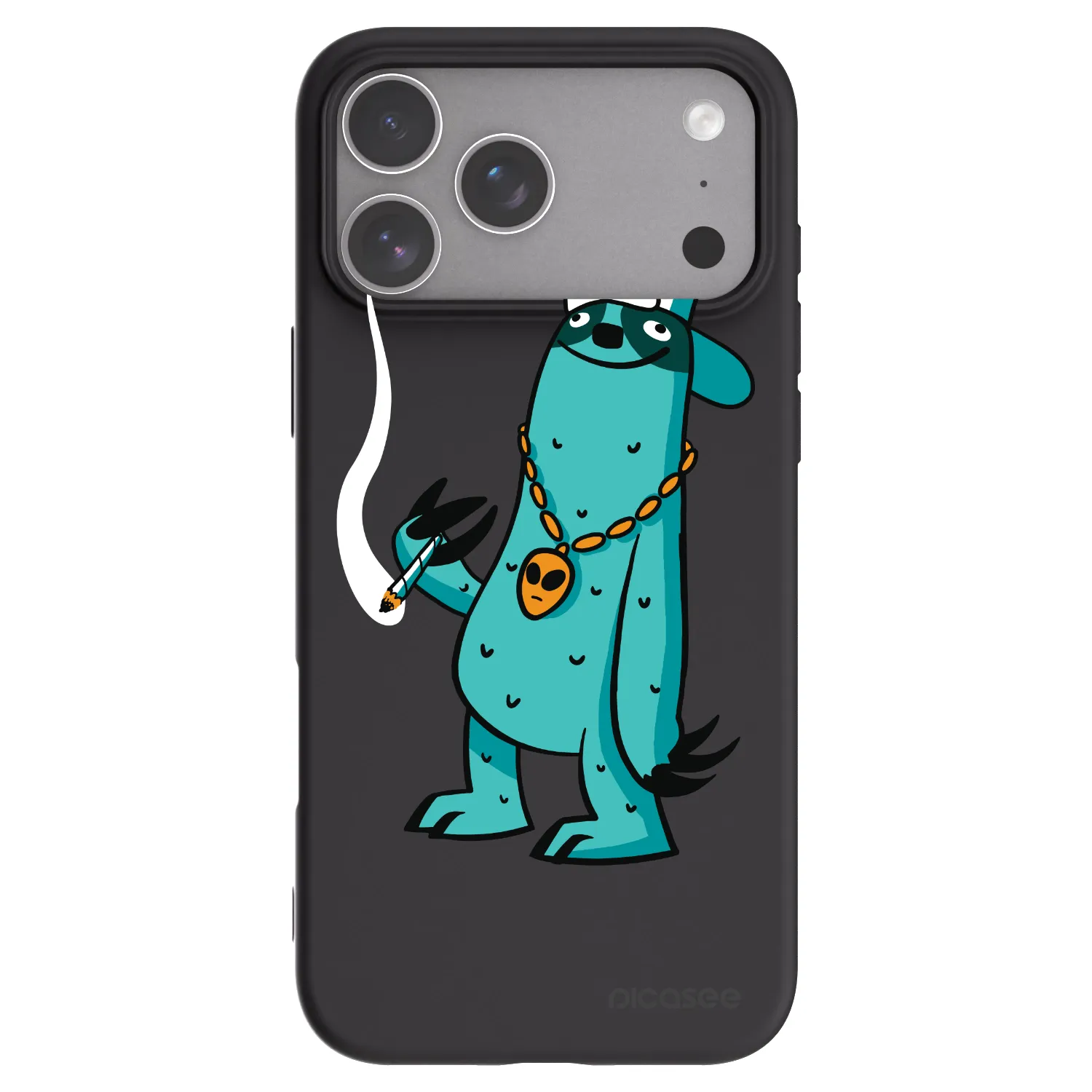 Picasee silikonový černý obal pro Apple iPhone 18 Pro Max - Earth - Je mi fajn