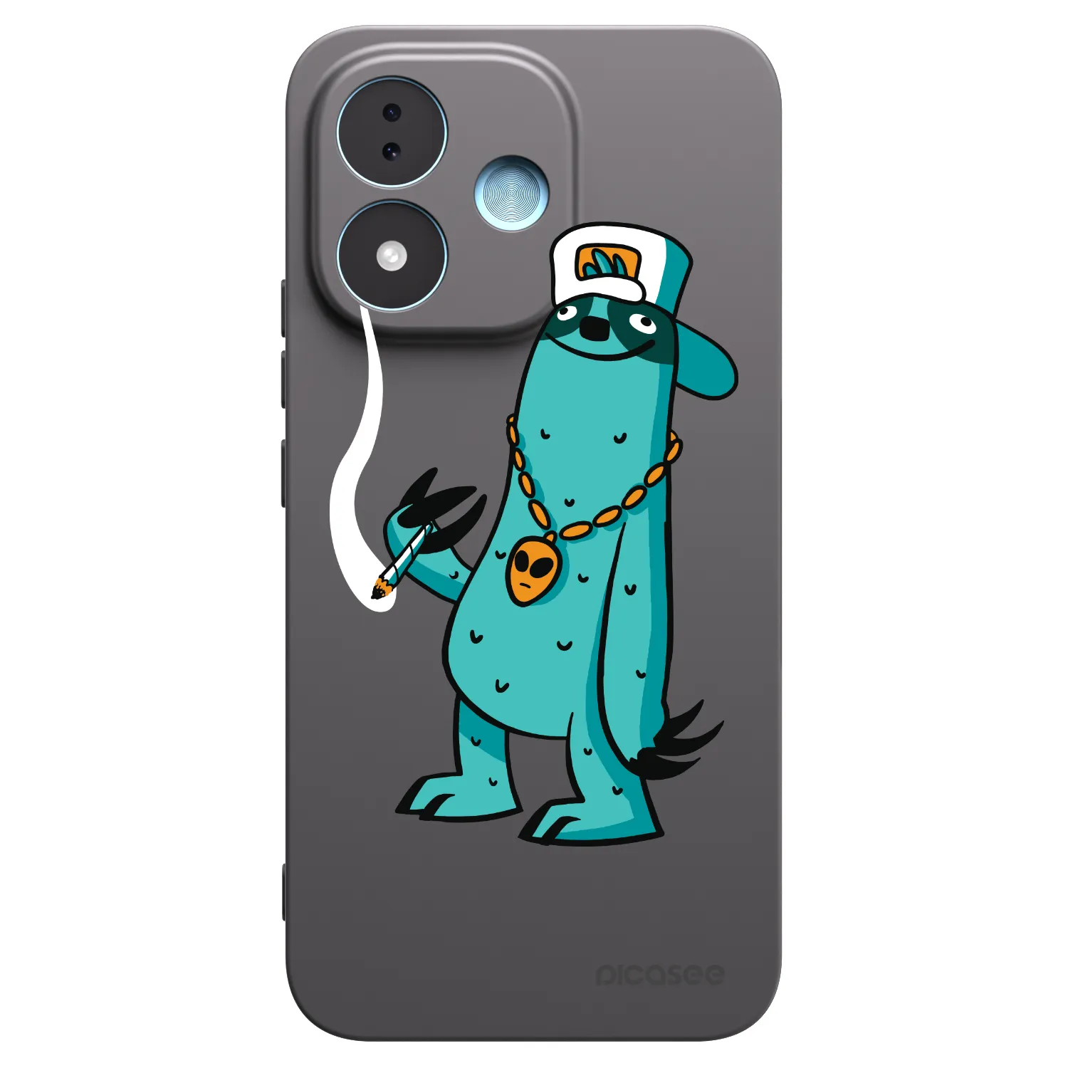 Picasee silikonový černý obal pro Xiaomi Redmi Note 17 5G - Earth - Je mi fajn