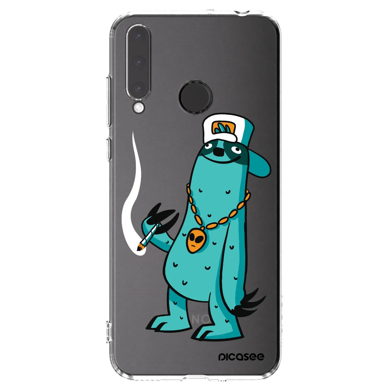 Picasee silikonový průhledný obal pro Honor 20 Lite - Earth - Je mi fajn
