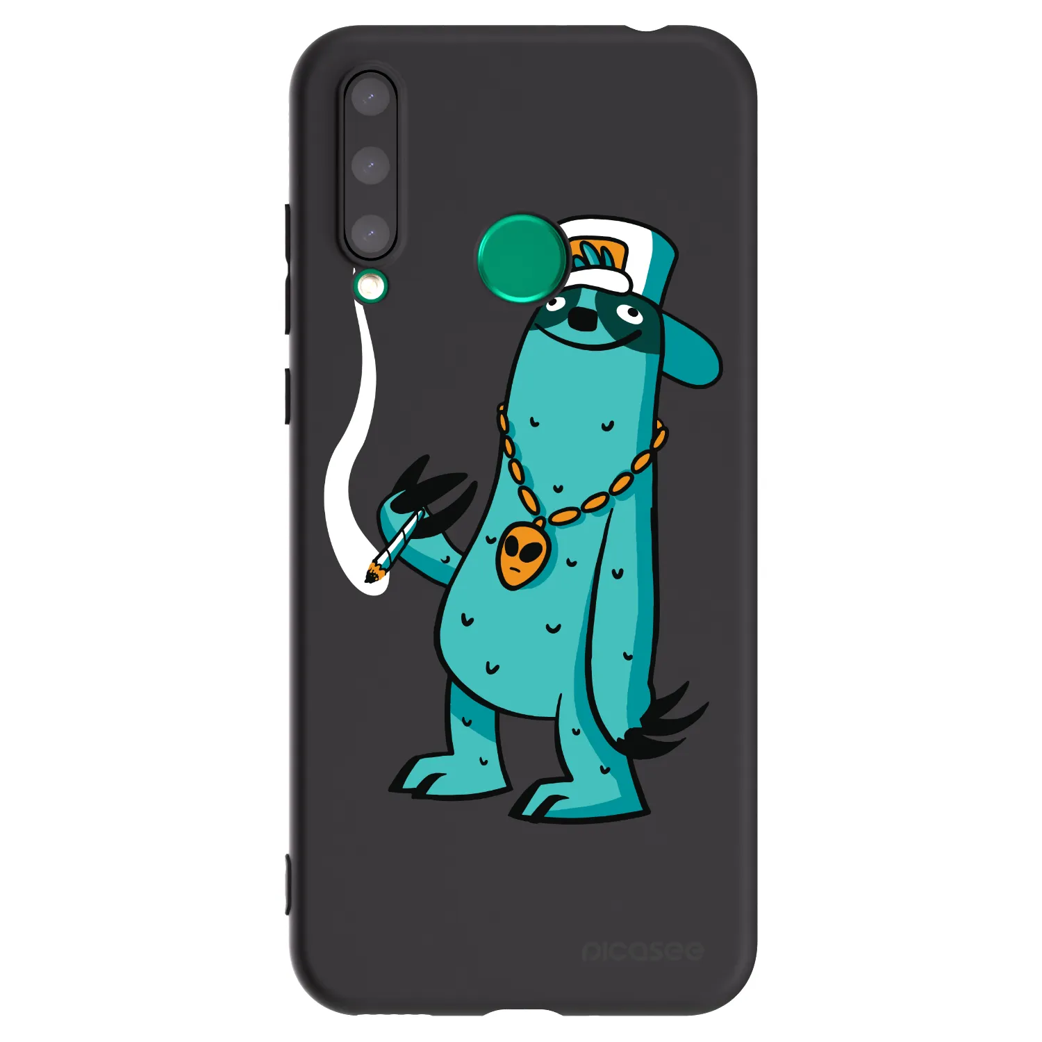 Picasee silikonový černý obal pro Honor 20 Lite - Earth - Je mi fajn