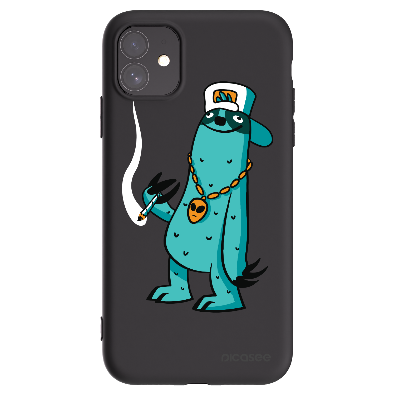 Picasee silikonový černý obal pro Apple iPhone 11 - Earth - Je mi fajn