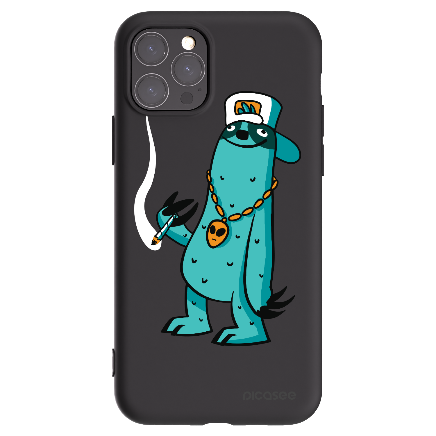 Picasee silikonový černý obal pro Apple iPhone 11 Pro - Earth - Je mi fajn