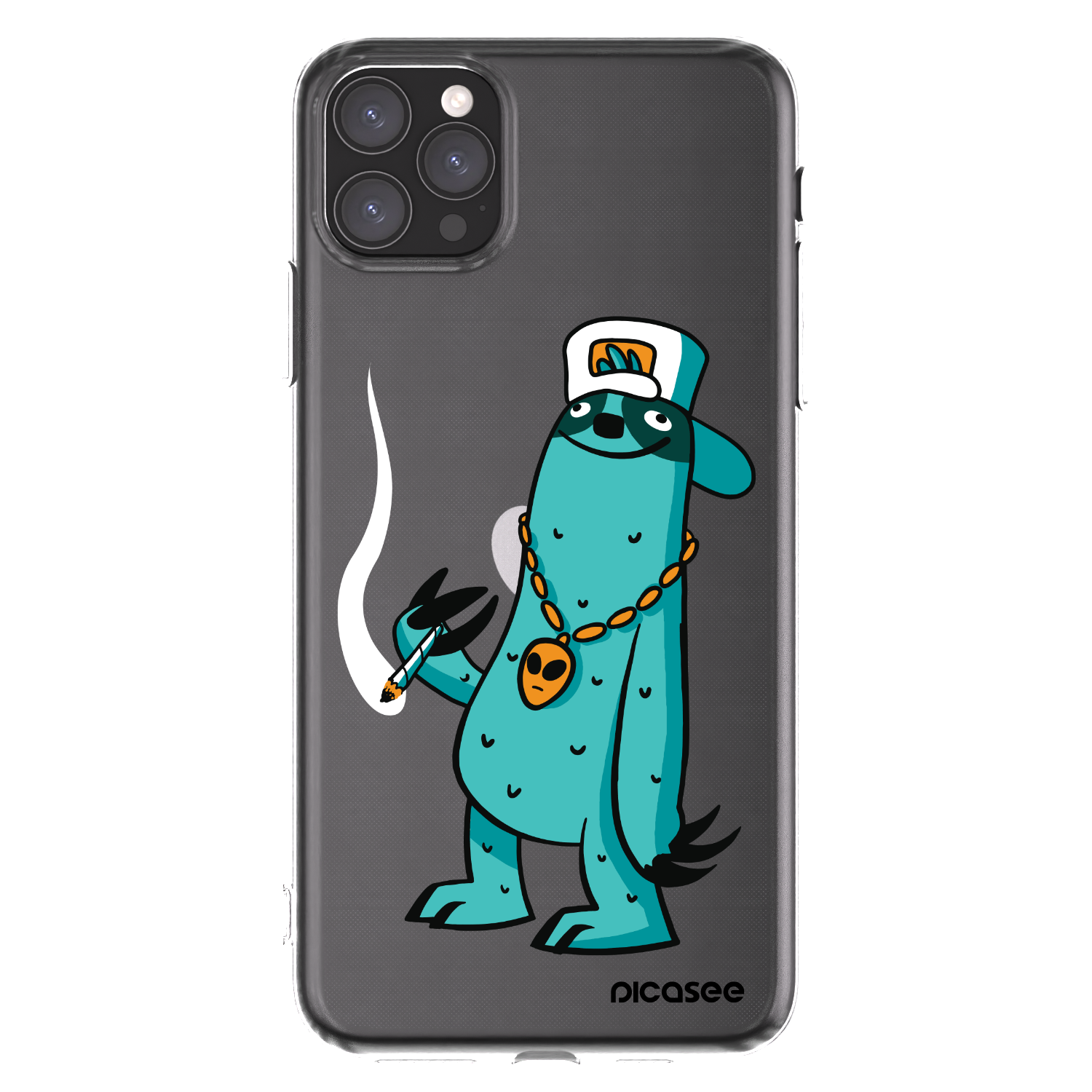 Picasee silikonový průhledný obal pro Apple iPhone 11 Pro Max - Earth - Je mi fajn