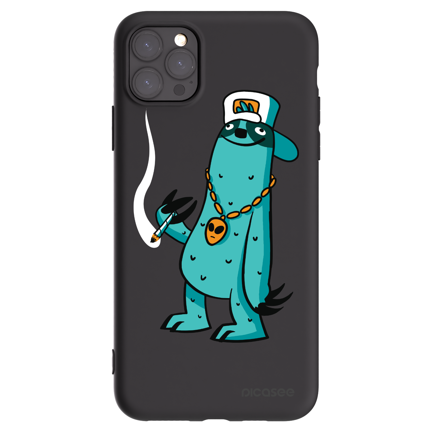 Picasee silikonový černý obal pro Apple iPhone 11 Pro Max - Earth - Je mi fajn