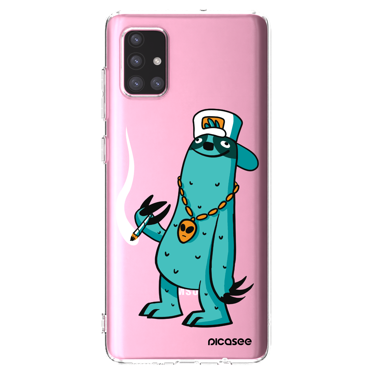 Picasee silikonový průhledný obal pro Samsung Galaxy A71 A715F - Earth - Je mi fajn