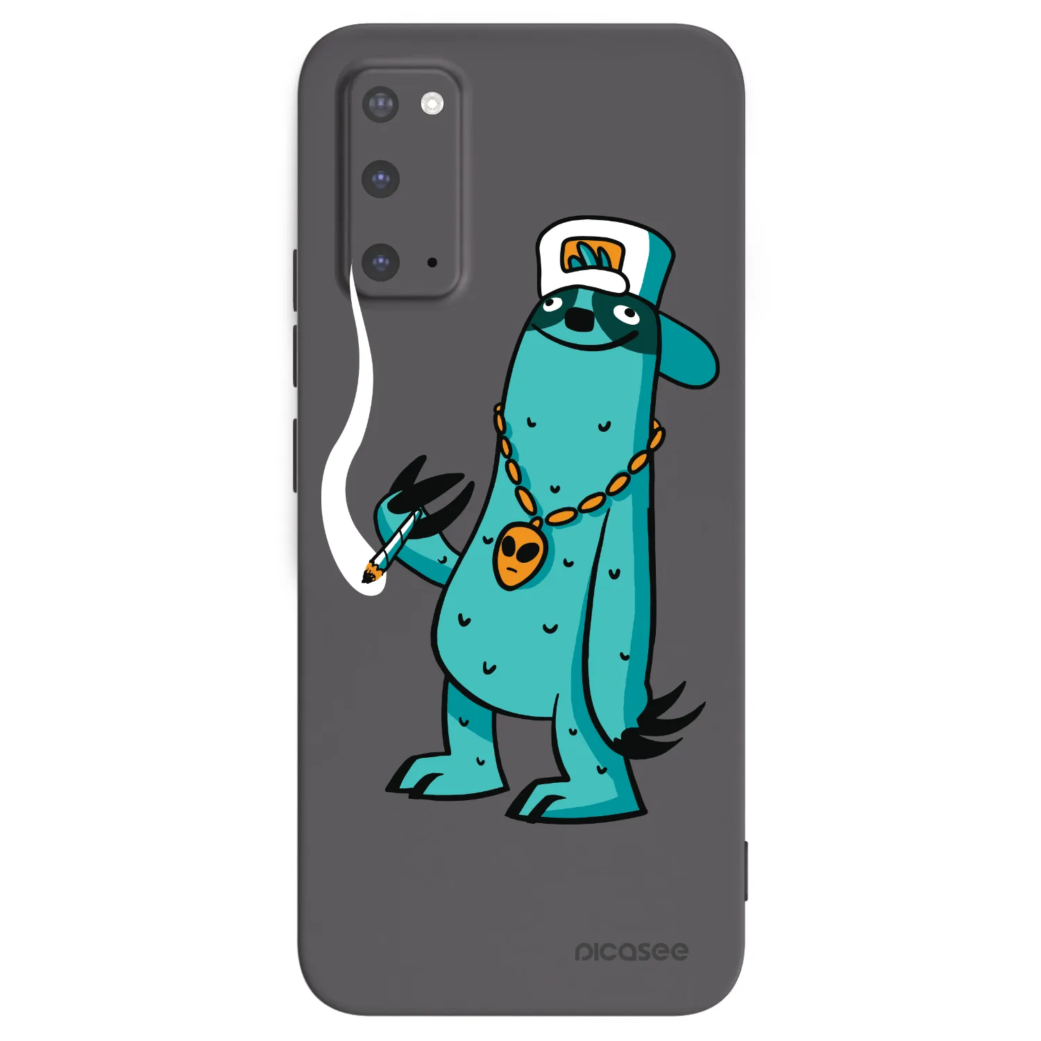 Picasee silikonový černý obal pro Samsung Galaxy S20 G980F - Earth - Je mi fajn