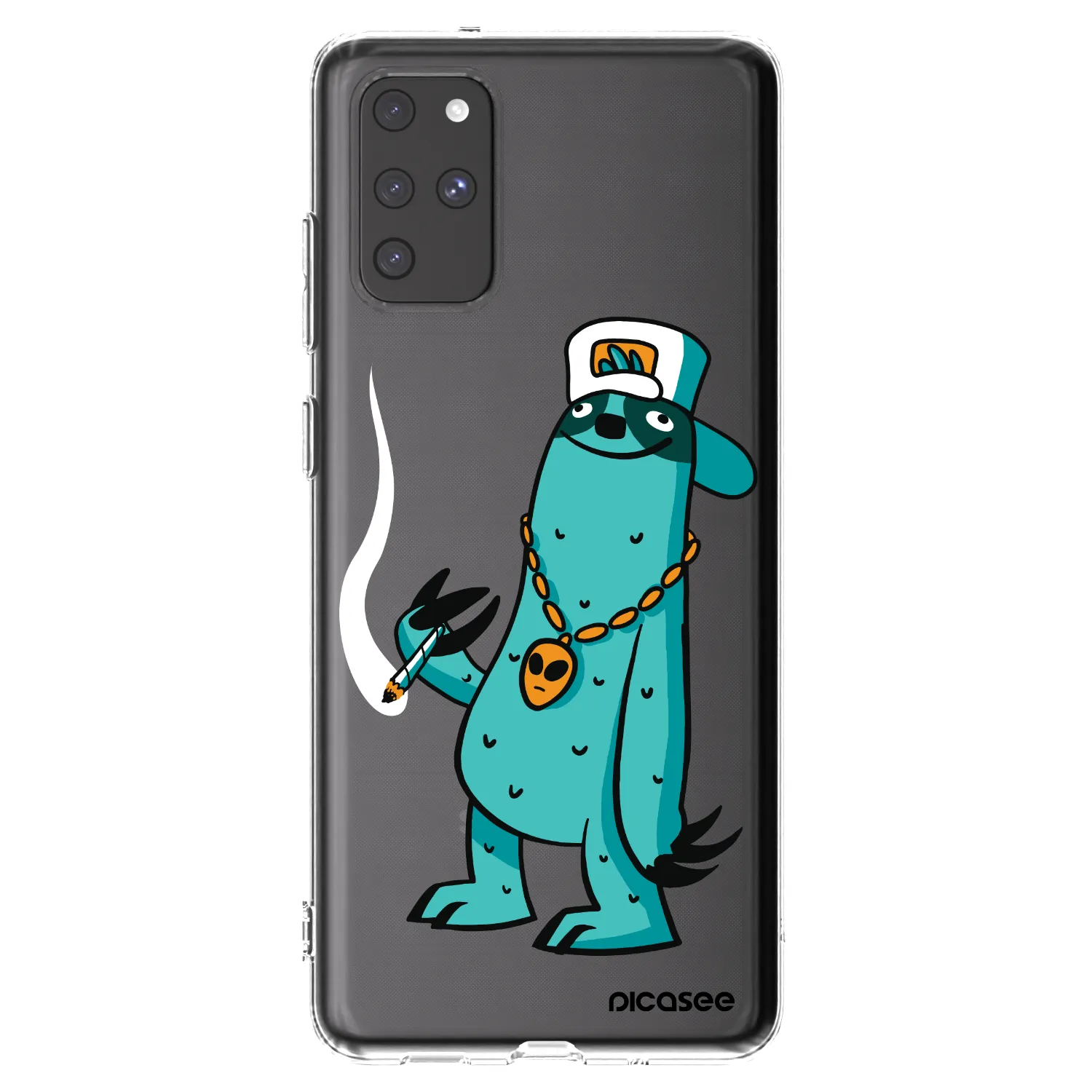 Picasee silikonový průhledný obal pro Samsung Galaxy S20+ G985F - Earth - Je mi fajn