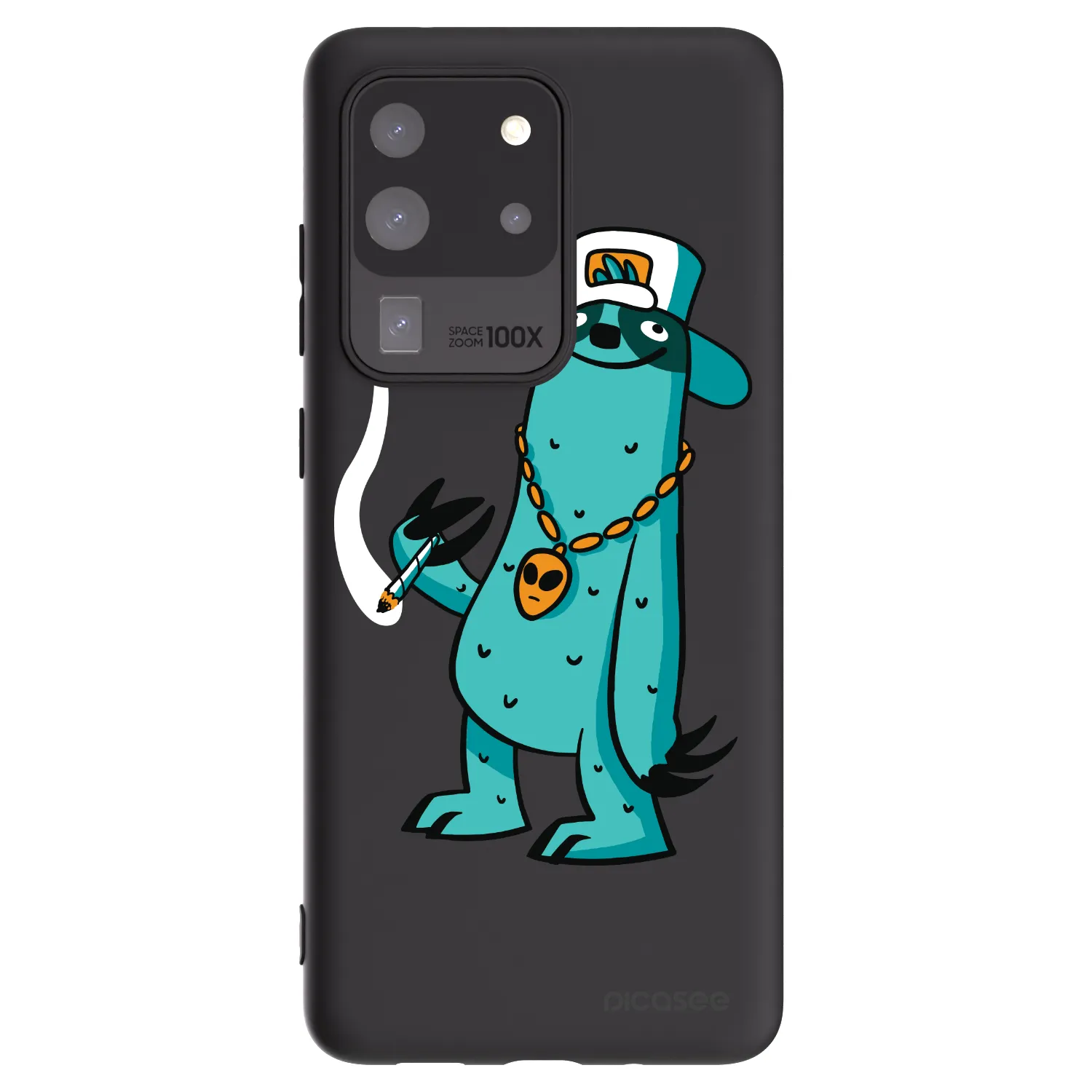 Picasee silikonový černý obal pro Samsung Galaxy S20 Ultra 5G G988F - Earth - Je mi fajn