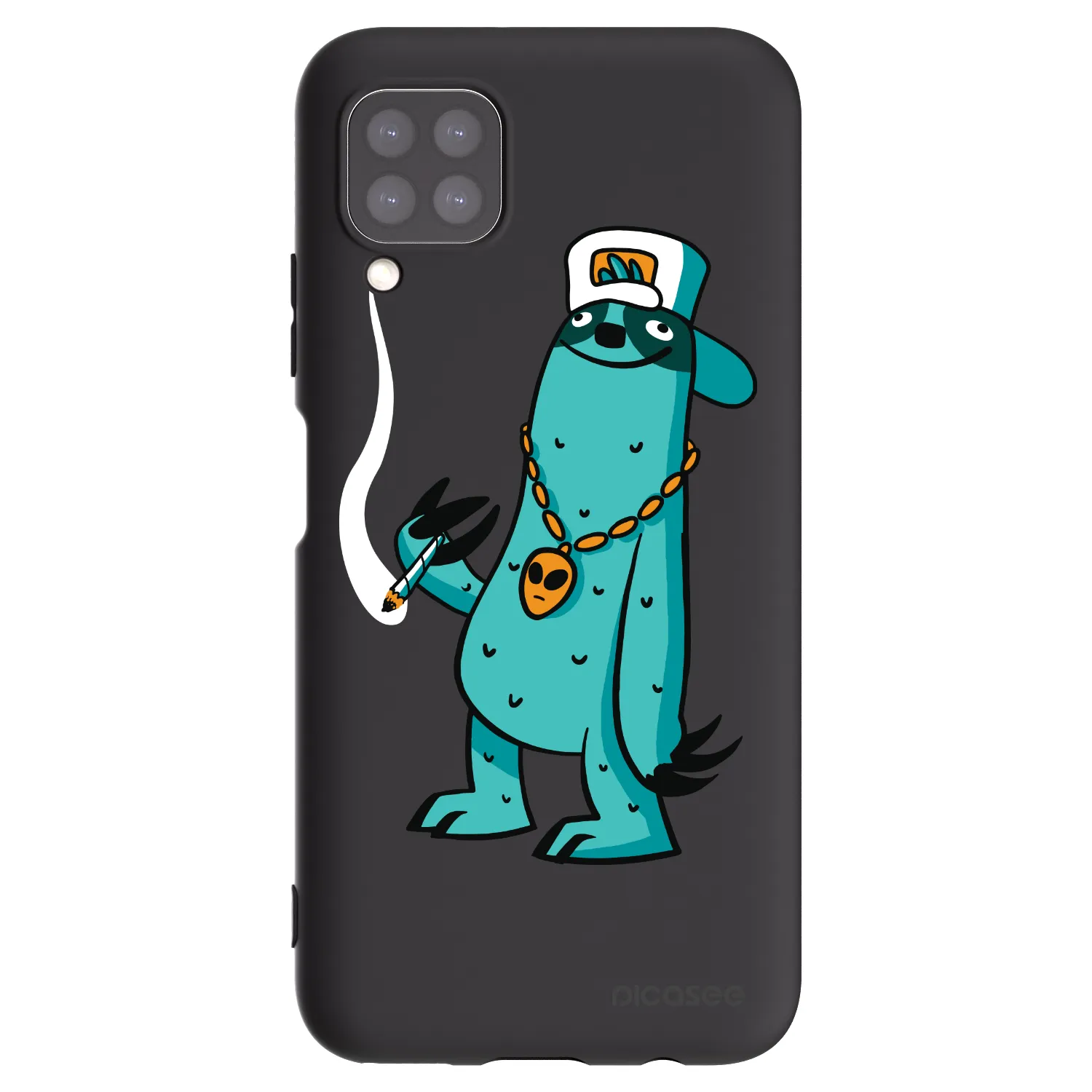 Picasee silikonový černý obal pro Huawei P40 Lite - Earth - Je mi fajn