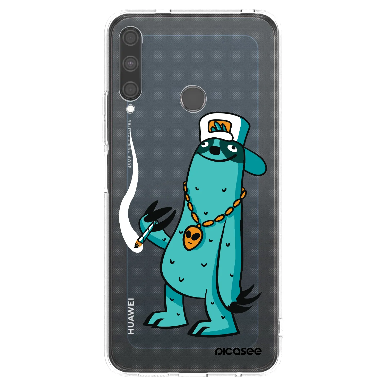 Picasee silikonový průhledný obal pro Huawei P40 Lite E - Earth - Je mi fajn