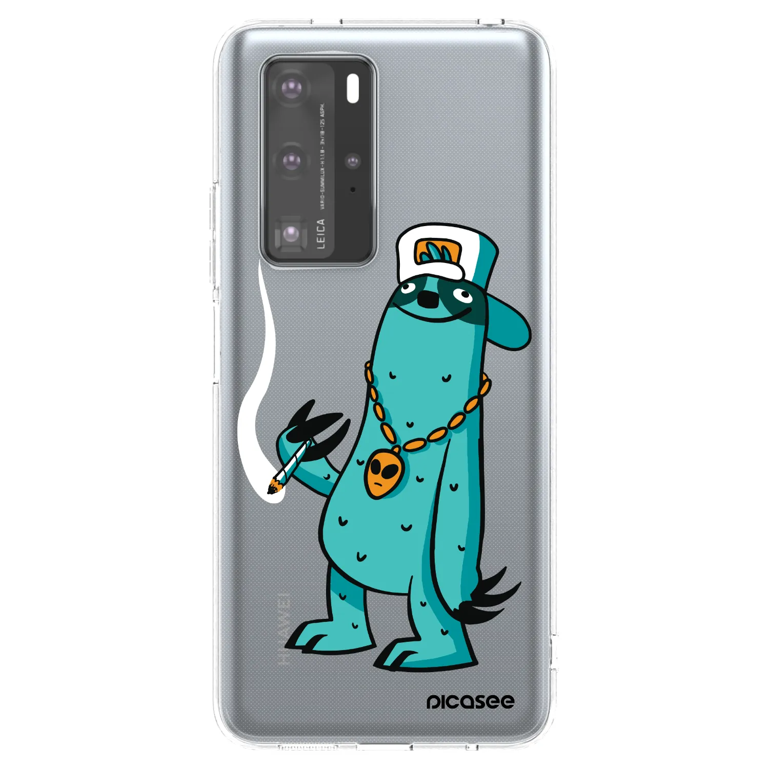 Picasee silikonový průhledný obal pro Huawei P40 Pro - Earth - Je mi fajn