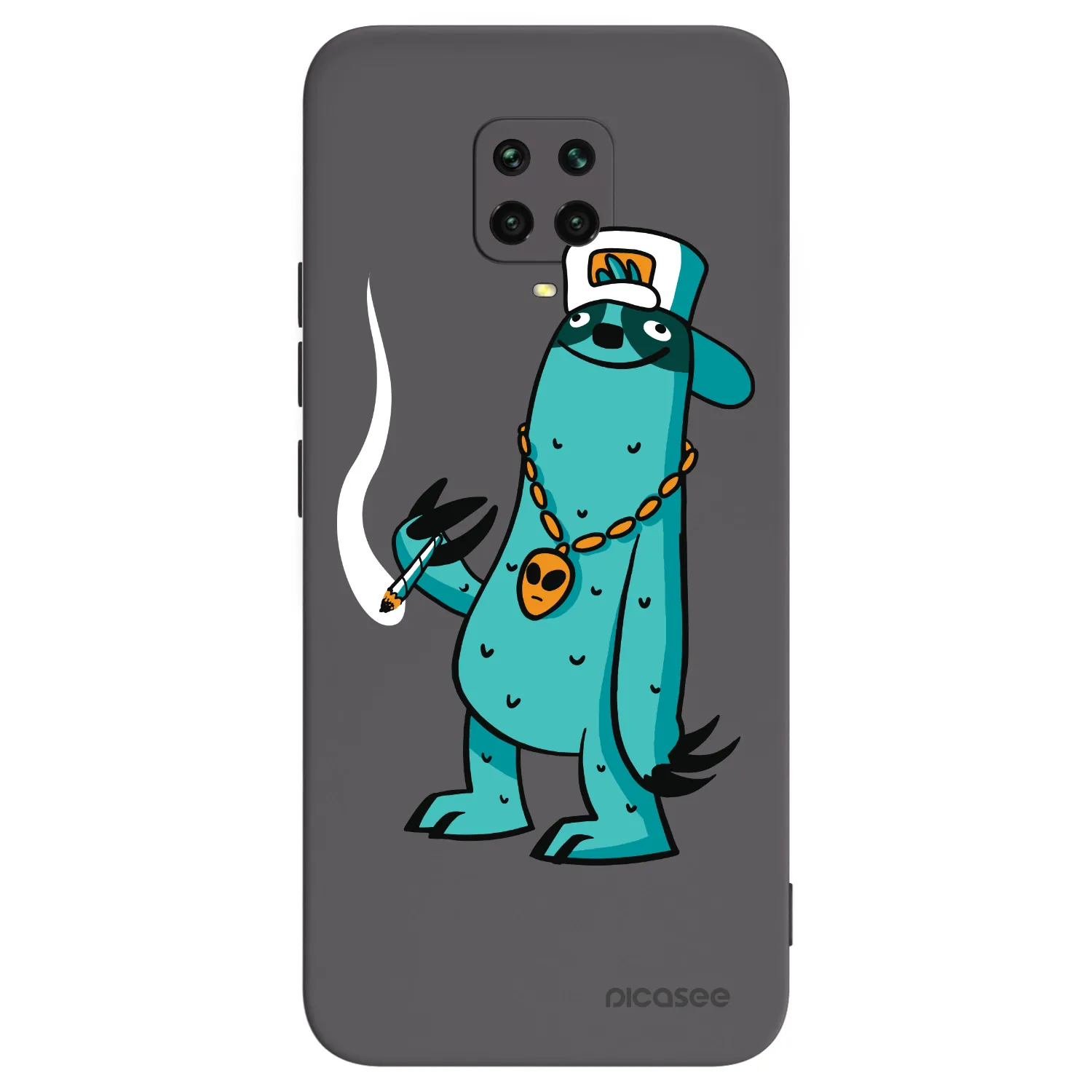 Picasee silikonový černý obal pro Xiaomi Redmi Note 9S - Earth - Je mi fajn