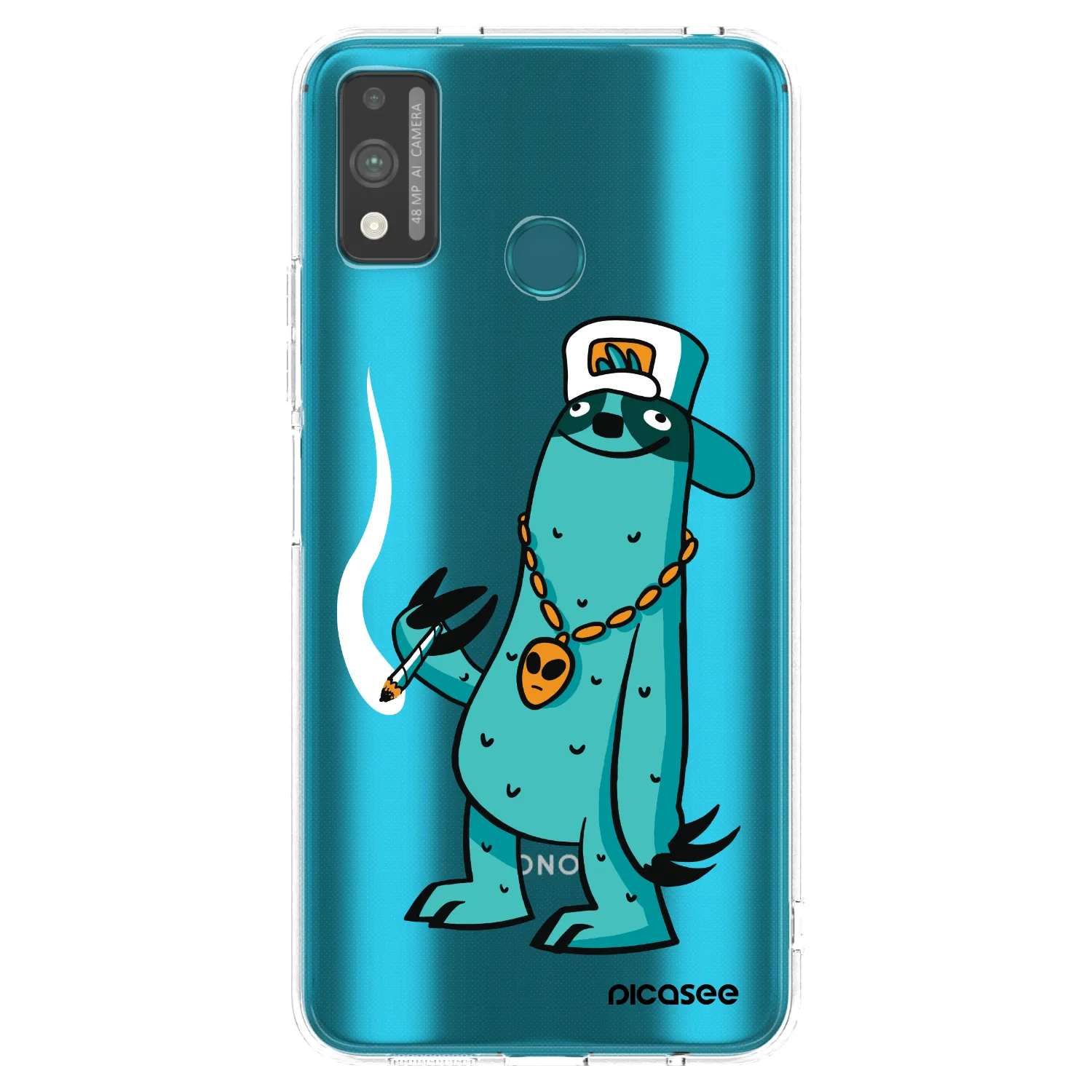 Picasee silikonový průhledný obal pro Honor 9X Lite - Earth - Je mi fajn