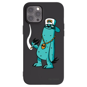 Picasee silikonový černý obal pro Apple iPhone 12 Pro Max - Earth - Je mi fajn