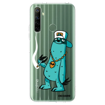 Picasee silikonový průhledný obal pro Realme 6i - Earth - Je mi fajn