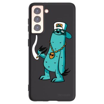 Picasee silikonový černý obal pro Samsung Galaxy S21 5G G991B - Earth - Je mi fajn