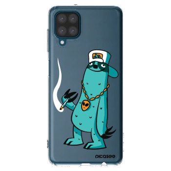 Picasee silikonový průhledný obal pro Samsung Galaxy A12 A125F - Earth - Je mi fajn