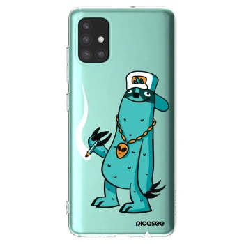 Picasee silikonový průhledný obal pro Samsung Galaxy M31s - Earth - Je mi fajn