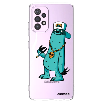Picasee silikonový průhledný obal pro Samsung Galaxy A32 5G A326B - Earth - Je mi fajn