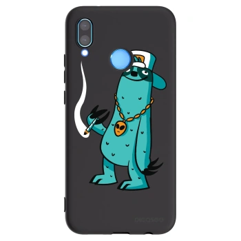 Picasee silikonový černý obal pro Huawei P20 Lite - Earth - Je mi fajn