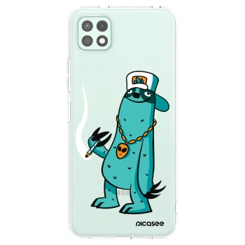 Picasee silikonový průhledný obal pro Samsung Galaxy A22 A226B 5G - Earth - Je mi fajn