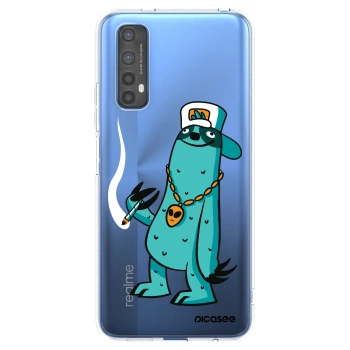 Picasee silikonový průhledný obal pro Realme 7 - Earth - Je mi fajn