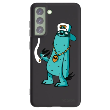 Picasee silikonový černý obal pro Samsung Galaxy S21 FE 5G - Earth - Je mi fajn