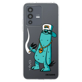 Picasee silikonový průhledný obal pro Vivo V23 5G - Earth - Je mi fajn