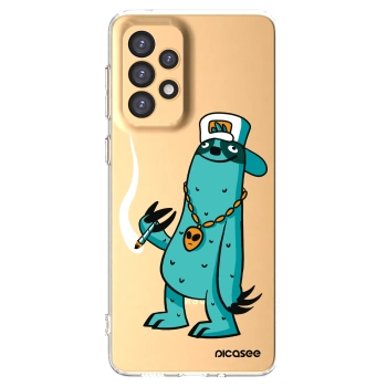 Picasee silikonový průhledný obal pro Samsung Galaxy A33 5G A336 - Earth - Je mi fajn
