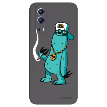 Picasee silikonový černý obal pro Vivo Y52 5G - Earth - Je mi fajn