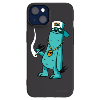 Picasee silikonový černý obal pro Apple iPhone 14 - Earth - Je mi fajn