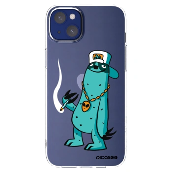 Picasee silikonový průhledný obal pro Apple iPhone 14 Plus - Earth - Je mi fajn