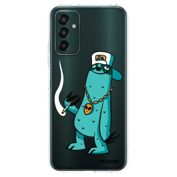 Picasee silikonový průhledný obal pro Samsung Galaxy M13 M135F - Earth - Je mi fajn
