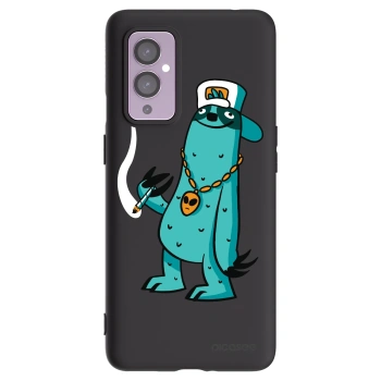 Picasee silikonový černý obal pro OnePlus 9 - Earth - Je mi fajn