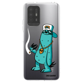 Picasee silikonový průhledný obal pro OPPO A94 5G - Earth - Je mi fajn