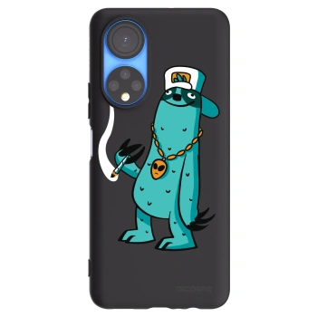 Picasee silikonový černý obal pro Honor X7 - Earth - Je mi fajn